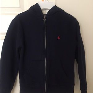 Boys Navy Ralph Lauren Polo Hoodie
